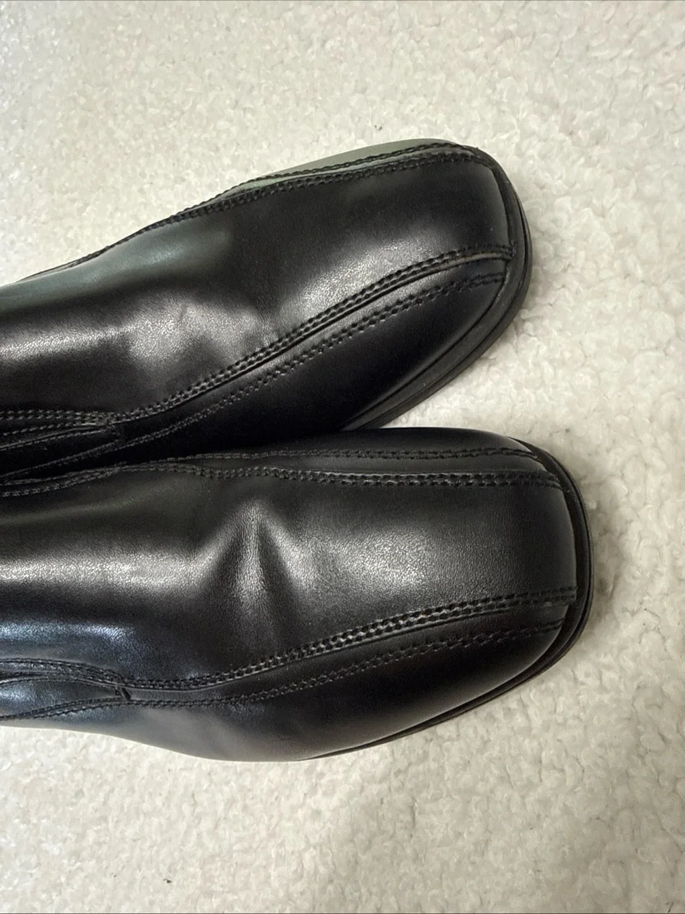 Stafford Boys Black Size 5 M Slip On Black Dress Shoes Dash jr 624-2001